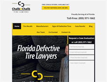 Tablet Screenshot of floridatirelawyer.com